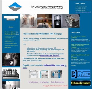 Shackman Reromanus main page