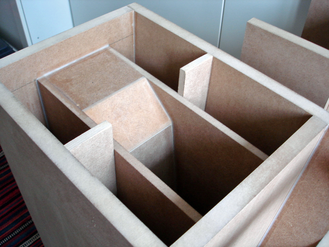 Folding of Römer ESL horn. Top removed